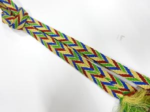 正絹　無形文化財　道明製　手組帯締め